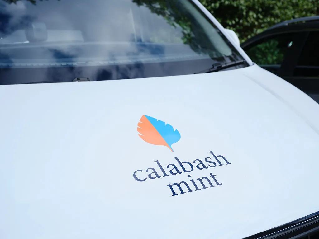 A Calabash Mint van on site
